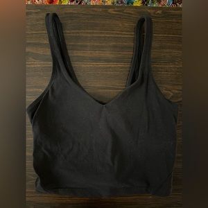 Black Align Tank - no padding